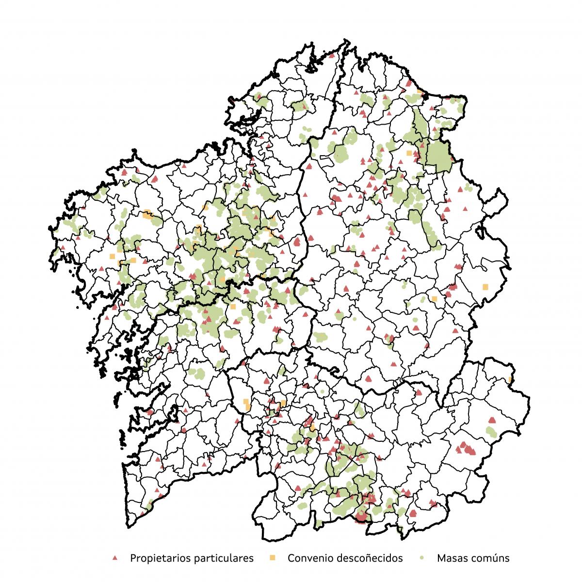 Número de parcelas por tipo de titularidade