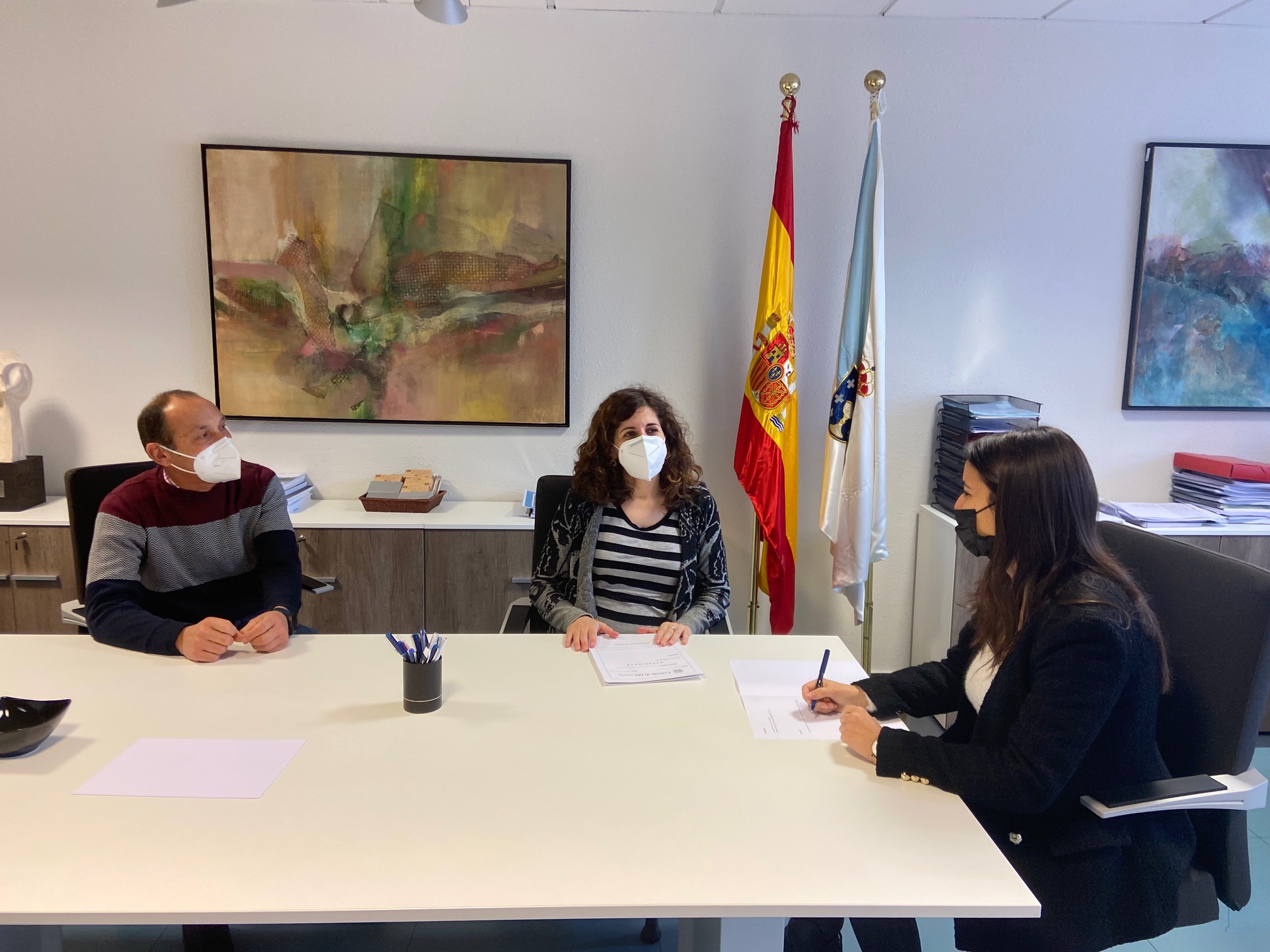 A Xunta e o concello de Oia reforzan a súa colaboración para mellorar as infraestruturas rurais deste concello pontevedrés