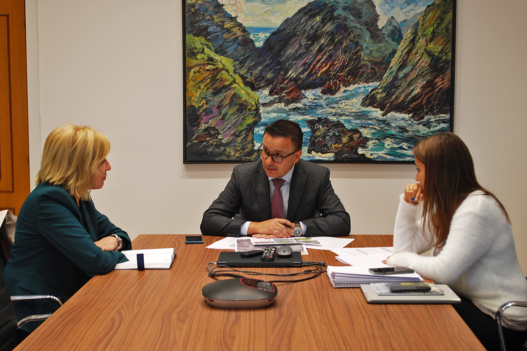 A Xunta e o Concello de Trazo traballan conxuntamente para a posta en valor de terras en estado de abandono