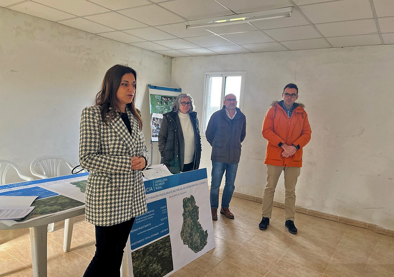 A Xunta pon en valor a nova concentración parcelaria de Melide