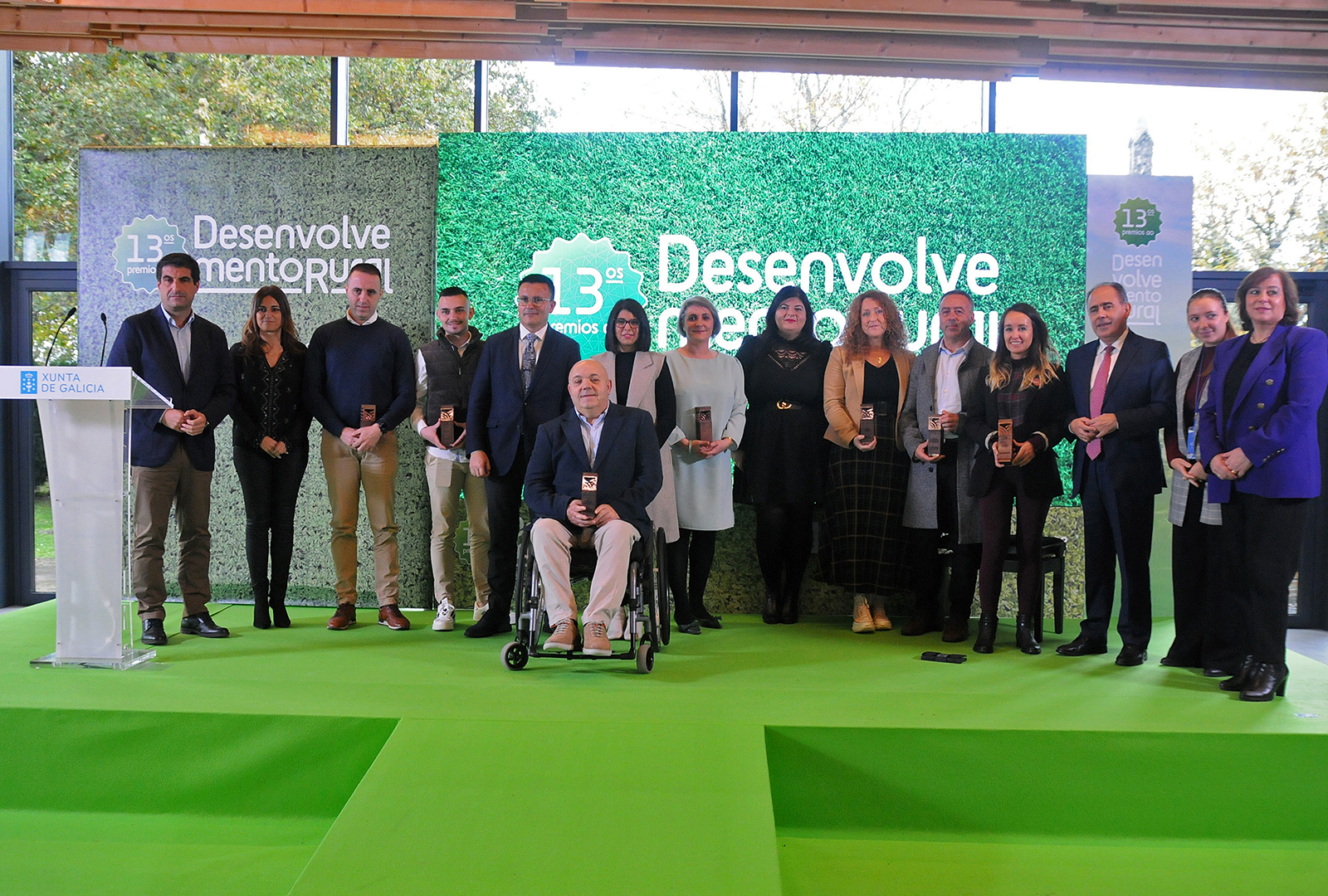 A Xunta destaca a contribución dos premiados cos galardóns ao desenvolvemento rural por facer do agro un medio máis atractivo para vivir e traballar