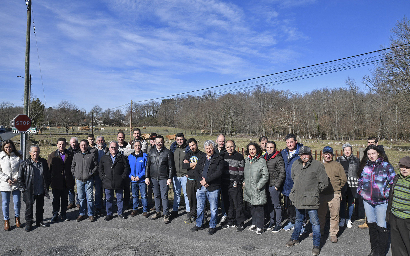 A Xunta destaca a aposta pola gandaría de vacún en extensivo na aldea modelo de Reboredo, no Pereiro de Aguiar
