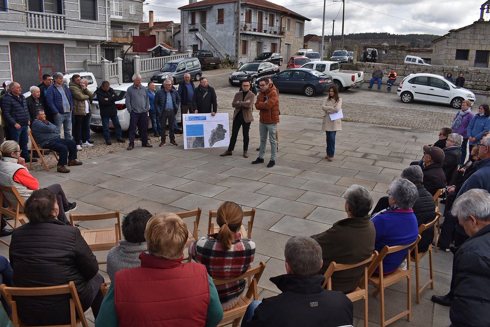 A Xunta investirá algo máis de 1 millón de euros na reorganización dunhas 300 hectáreas no concello de Trasmiras