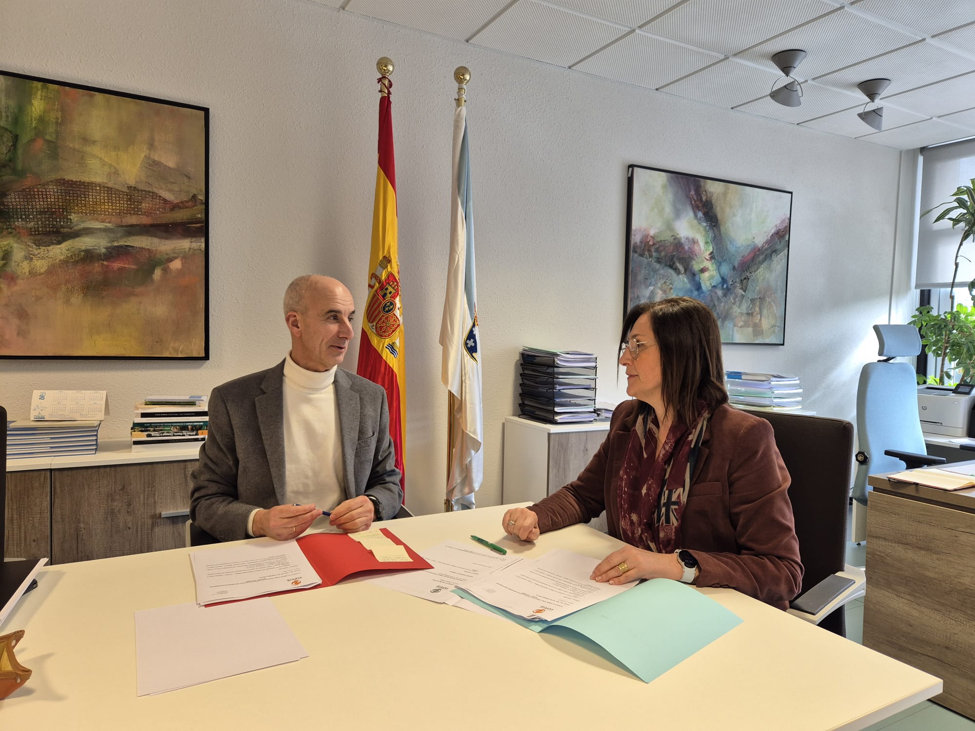 Medio Rural estuda os avances na recuperación e mobilización de terras no concello de Curtis