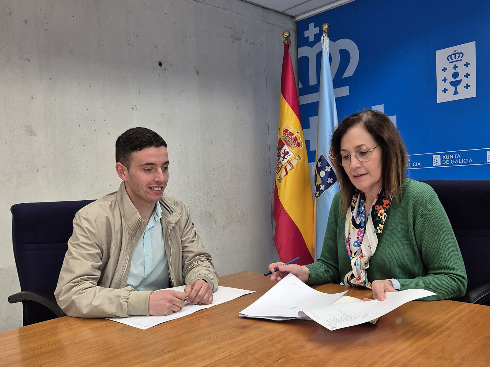 A Xunta e o Concello de Guntín avalían asuntos en materia de desenvolvemento rural