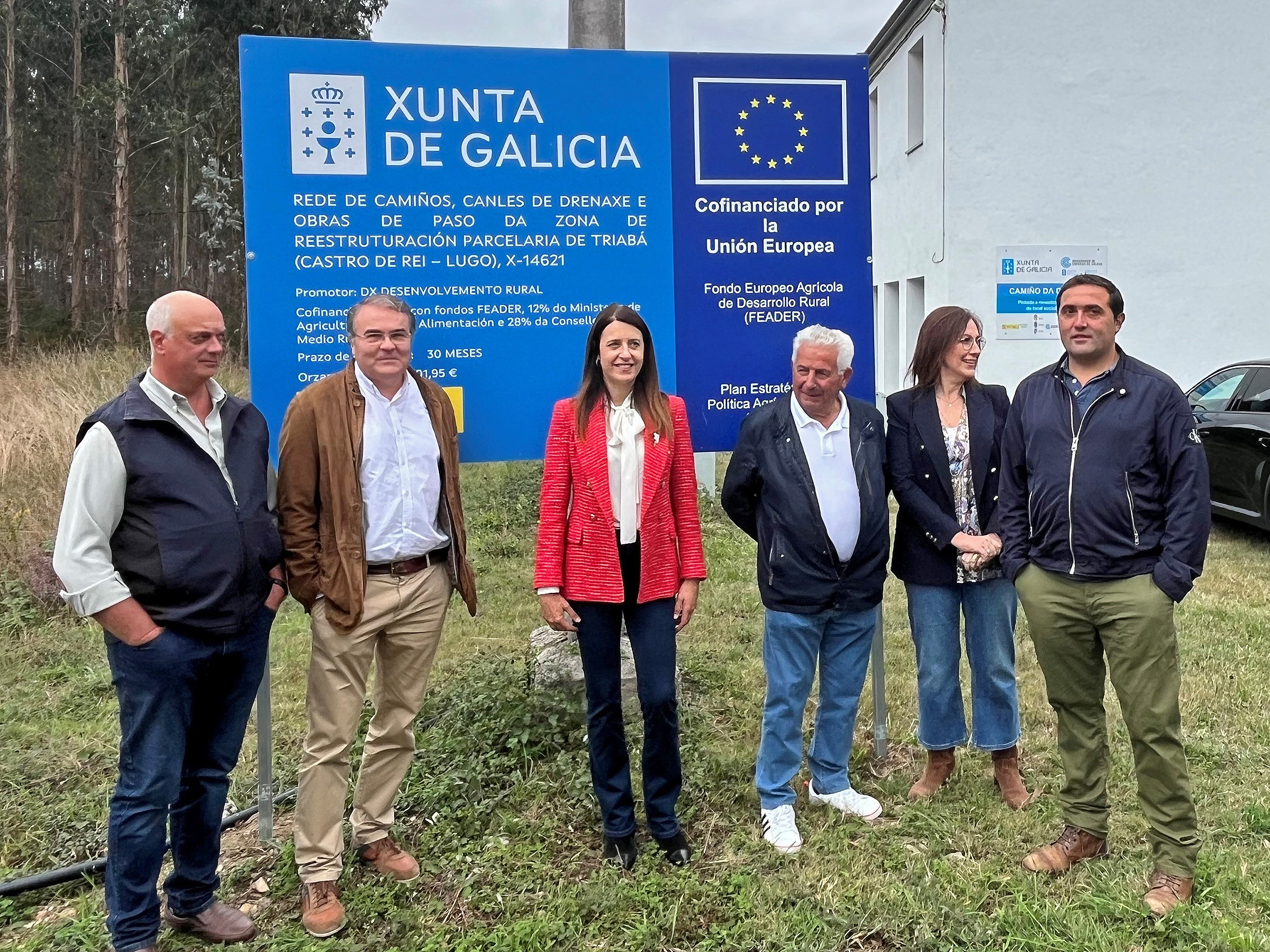 red de 30 nuevos caminos a la parcelaria de Triabá