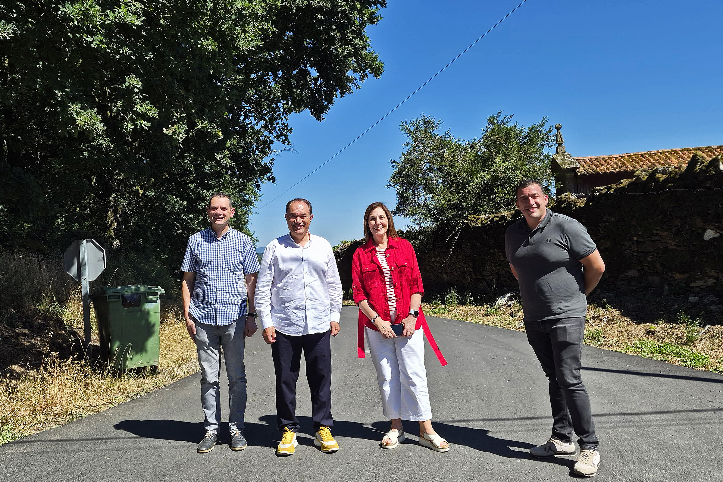 Medio Rural destina 150.000 euros á mellora de 1,8 km de vías municipais en Lalín
