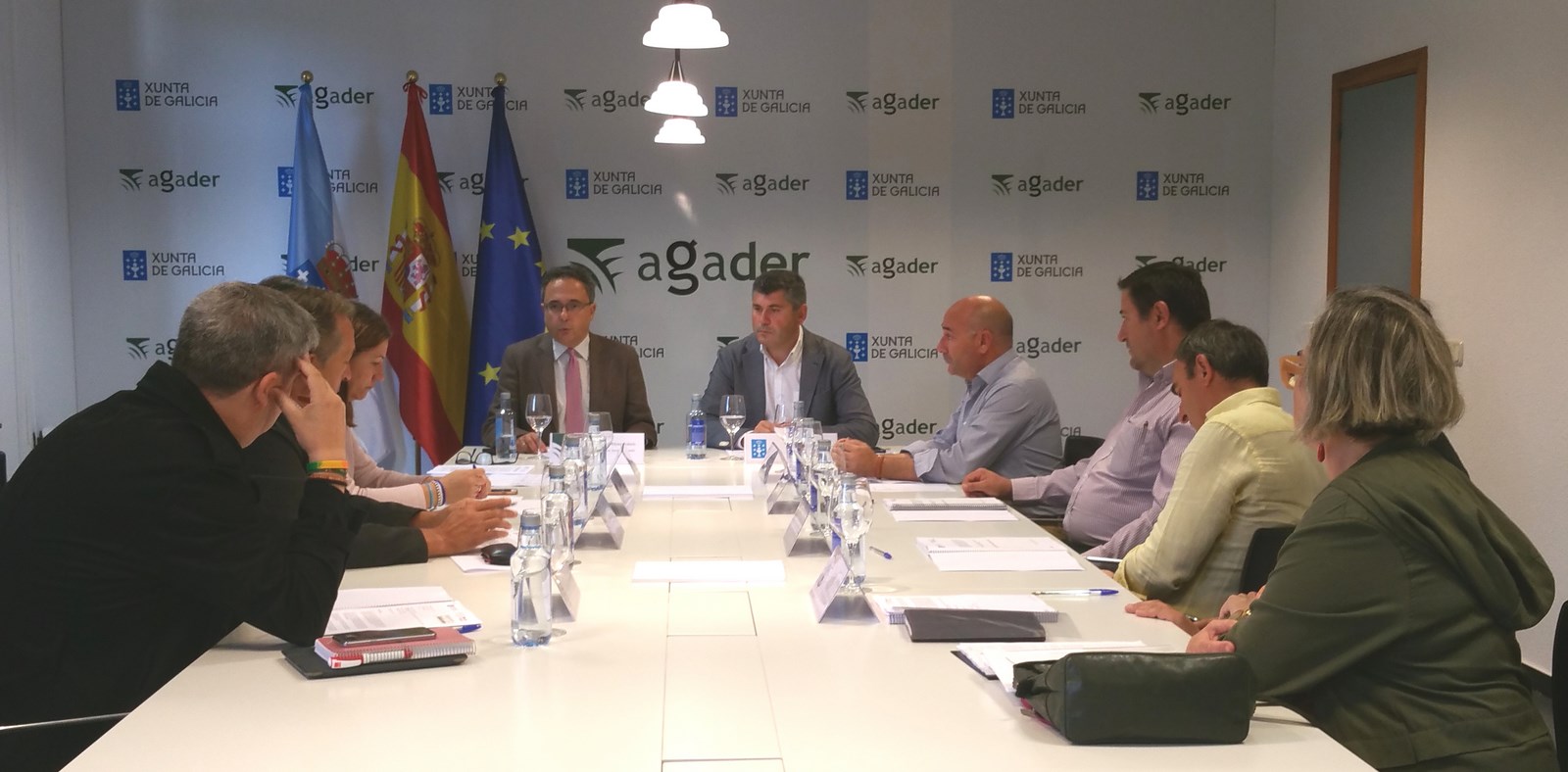 El director general de la Agencia Gallega de Desarrollo Rural, Miguel Pérez Dubois, mantuvo hoy encuentros con los alcaldes de municipios de A Coruña y Lugo para explicarles el proceso a seguir