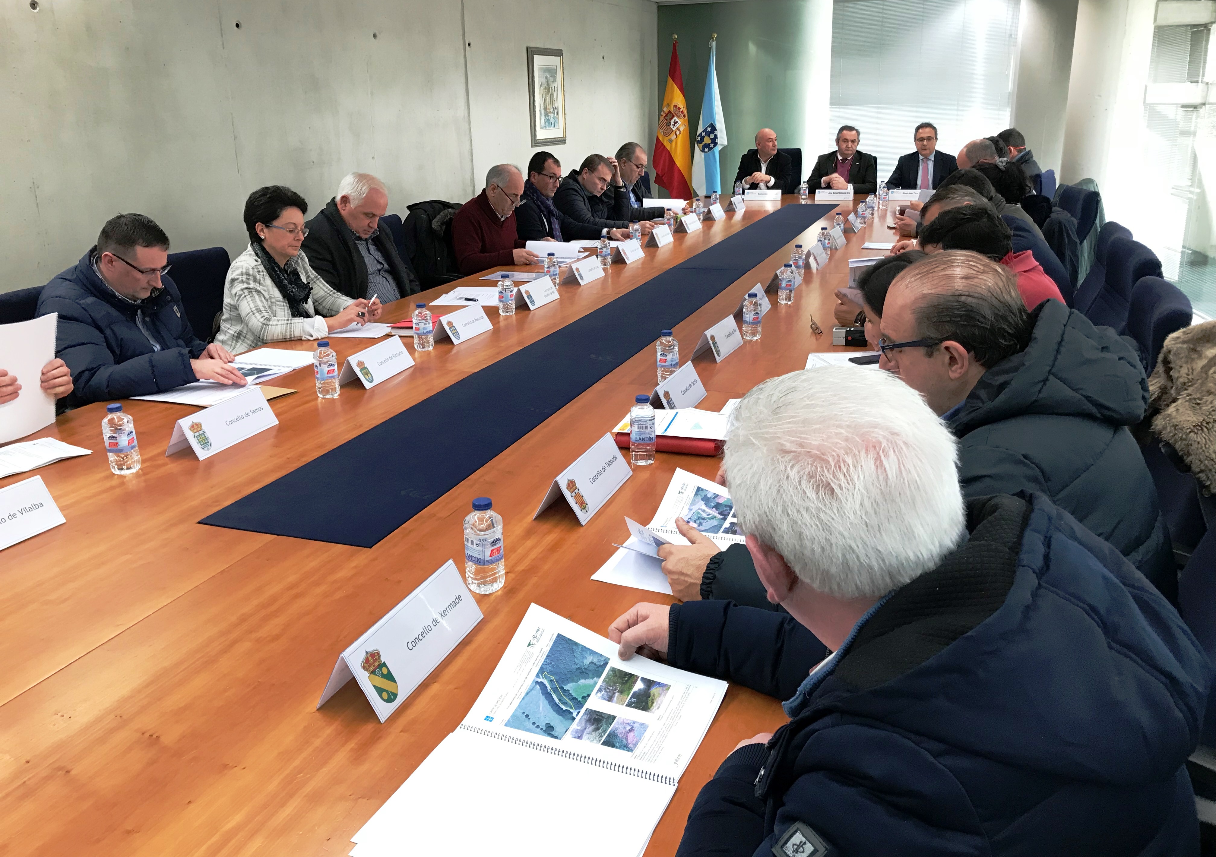 Reunión alcaldes Lugo cesión parcelas