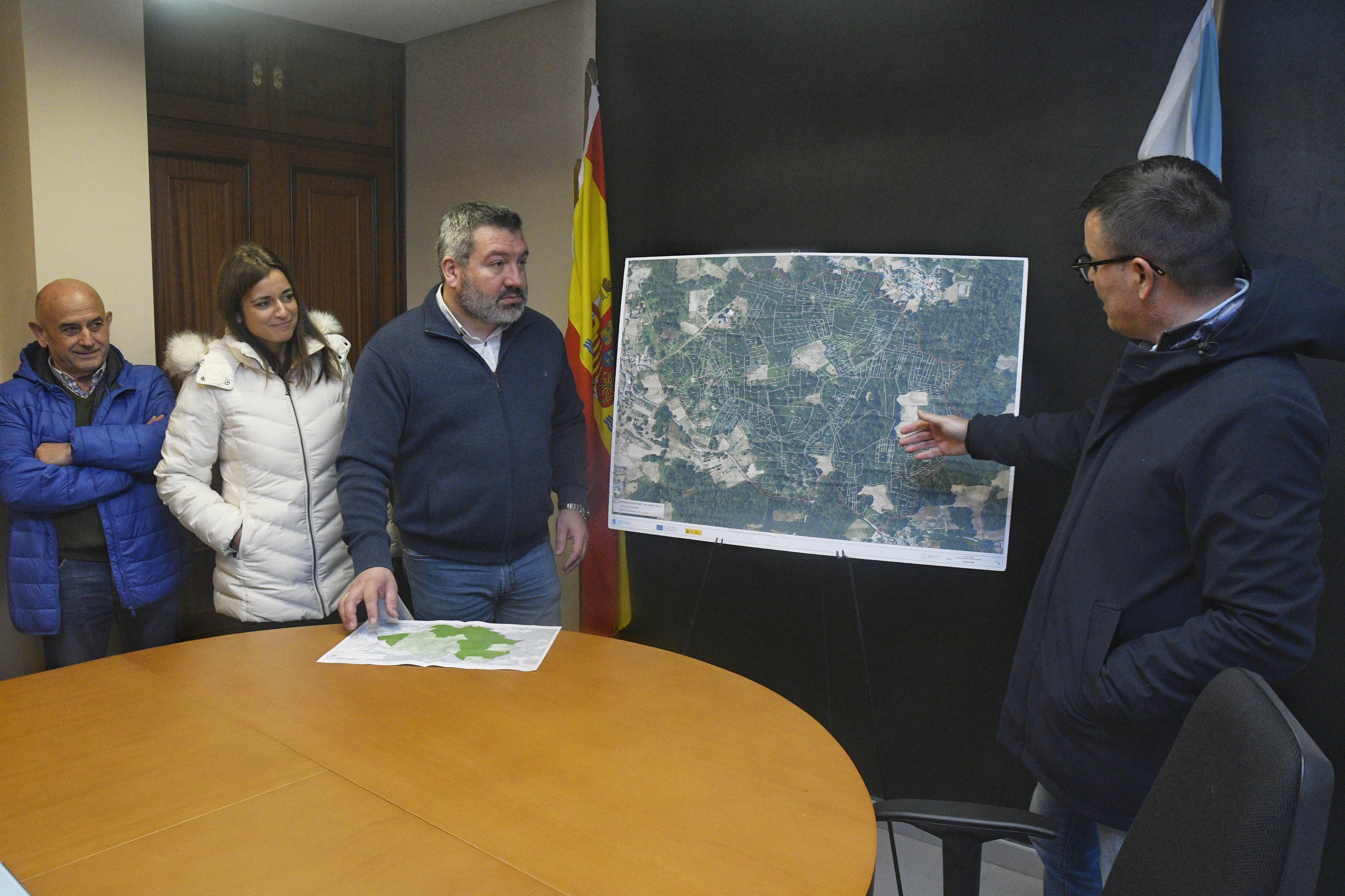 A Xunta avanza nos traballos de posta a punto do polígono agroforestal de San Amaro, na provincia de Ourense