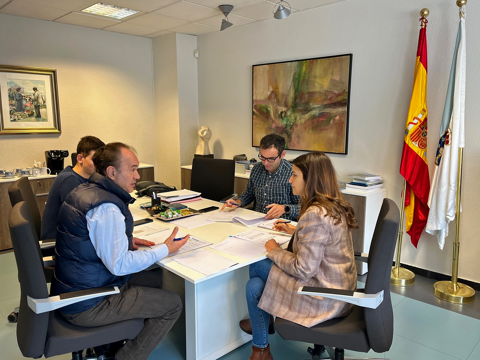 La Xunta y el Ayuntamiento de Lalín avanzan en el impulso a las diferentes parcelarias en este municipio pontevedrés