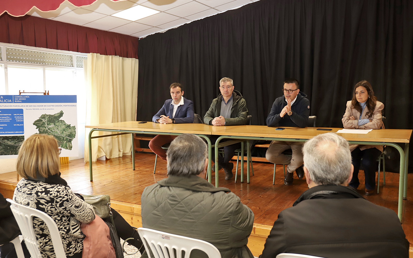 La Xunta prevé invertir 3,8 M€ en la nueva parcelaria de San Salvador del Castro en Dozón