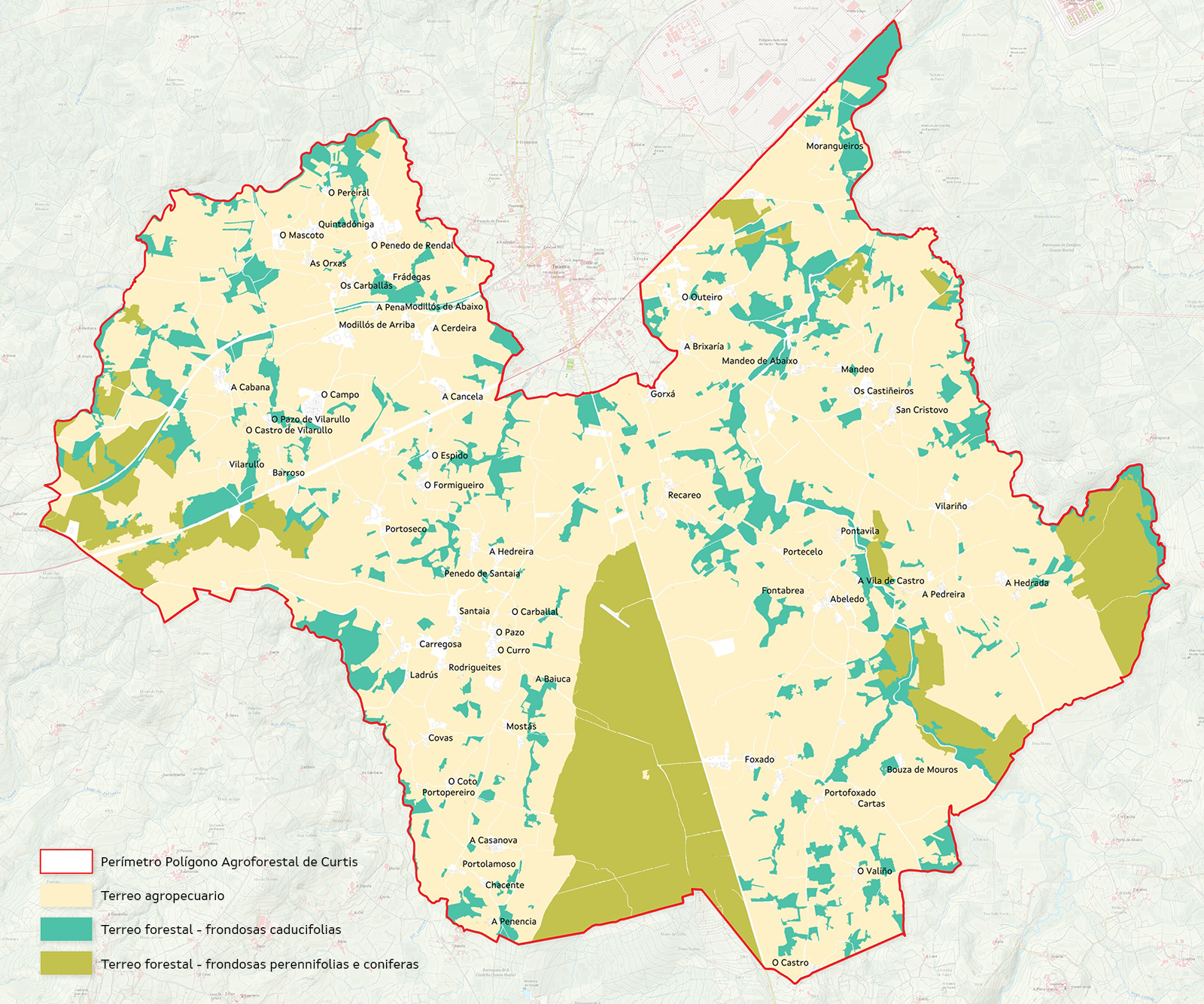 La Xunta inicia la exposición pública del mapa de ordenación de usos del polígono agroforestal de Santaia-Foxado