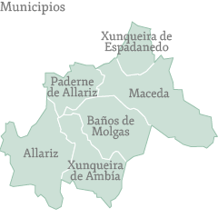 Municipios de la Comarca de Allariz-Maceda